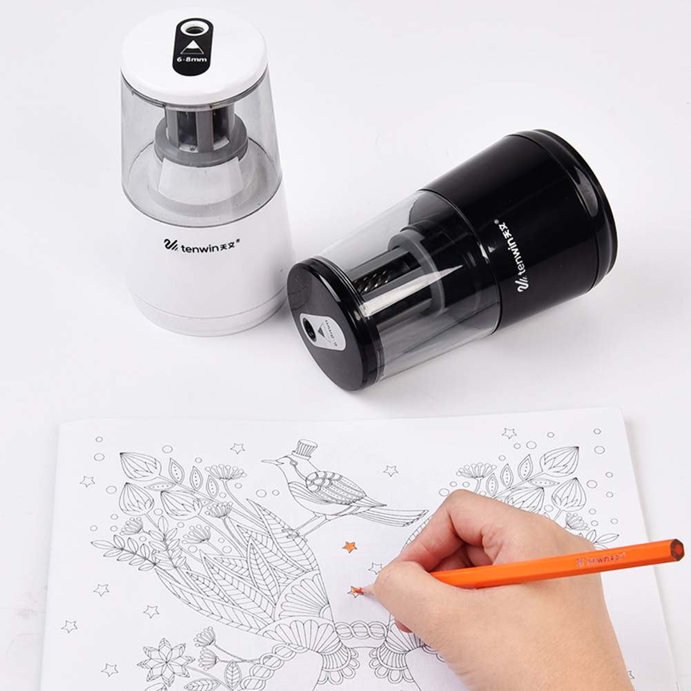 Electric Pencil Sharpener USB/Battery Powered Students Automatic Pencil Cutter