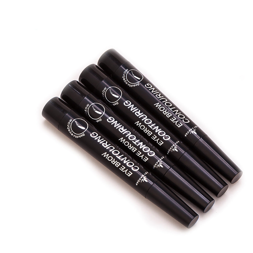 5.5g Long-Lasting Sweat-proof 4 Nibs Eyebrow Pen Women Makeup Cosmetic Tool