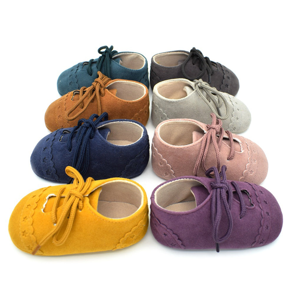 Fashion Toddler Baby Boys Girls Faux Leather Shoes Soft Flats Casual Prewalker