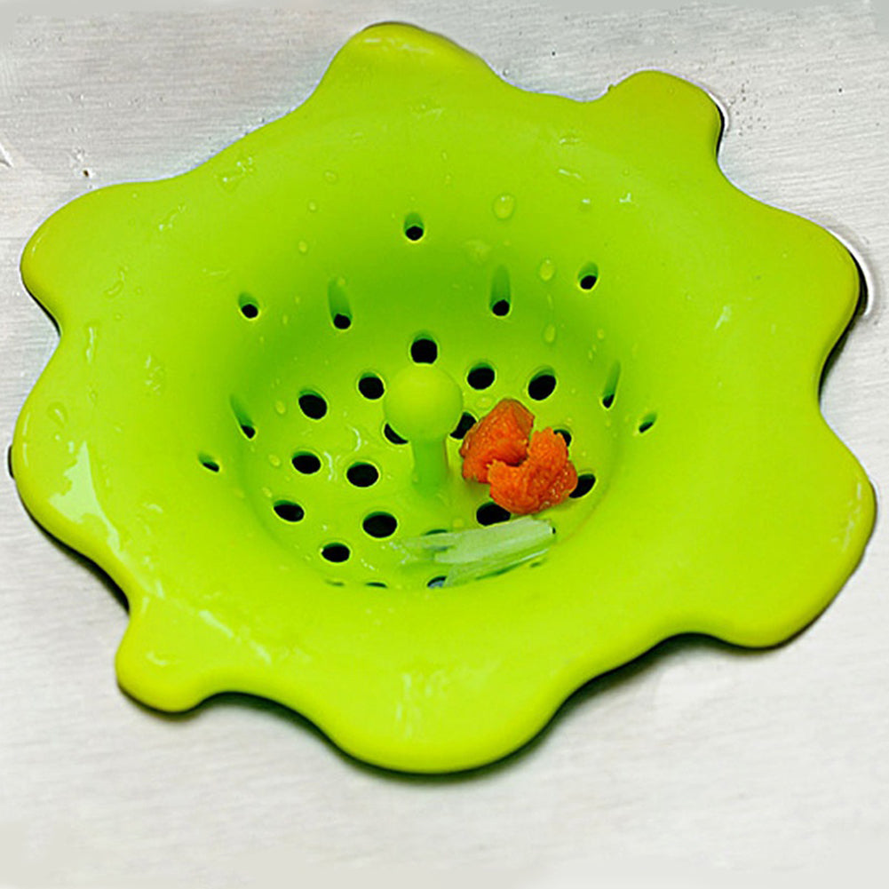 Cute Flower Shape Sink Strainer Waste Disposer Plug Drain Stopper Kitchen Tool