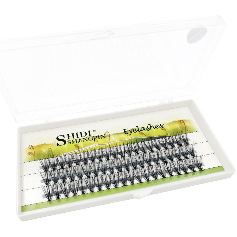 60Pcs/Box Eyelash Extension Handmade False Lashes Cluster Natural Long 8/10/12mm