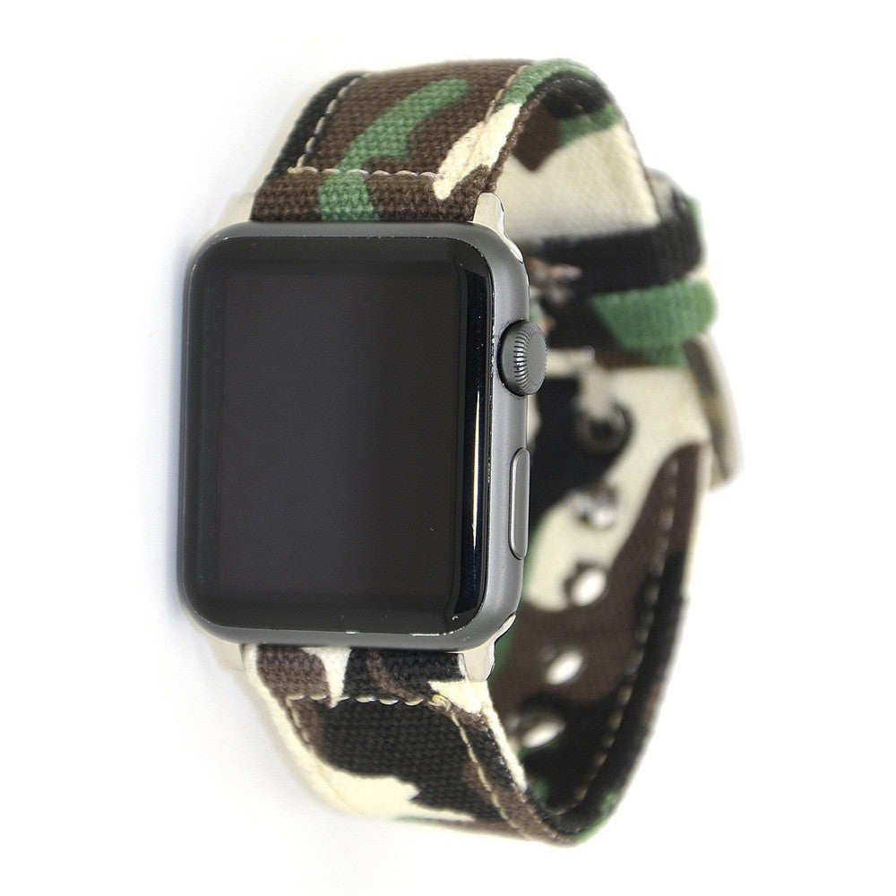 Local store Canvas Watch Band Strap For Apple Watch Series 3/2/1 42MM