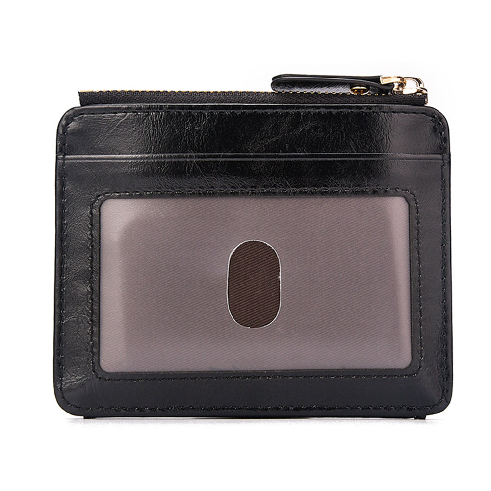 Retro Men Faux Leather Short Wallet Cash Card Organizer Mini Coin Purse Holder