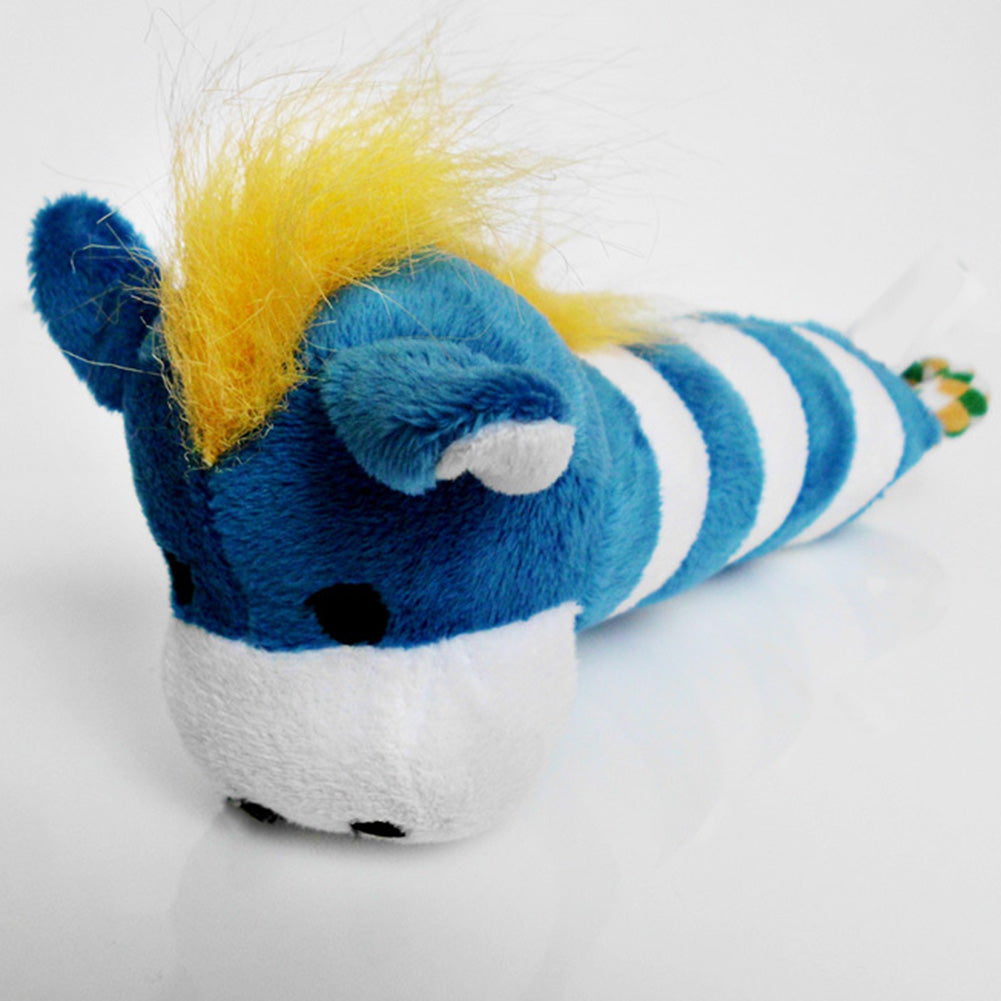 Pet Puppy Cat Dog Chew Bite Toy Elephant Hippo Pattern Teething Plush Toy