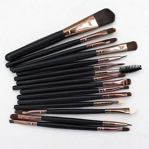 15 Pcs Makeup Brushes Set Powder Foundation Mascara Lip Brush Cosmetic Tool