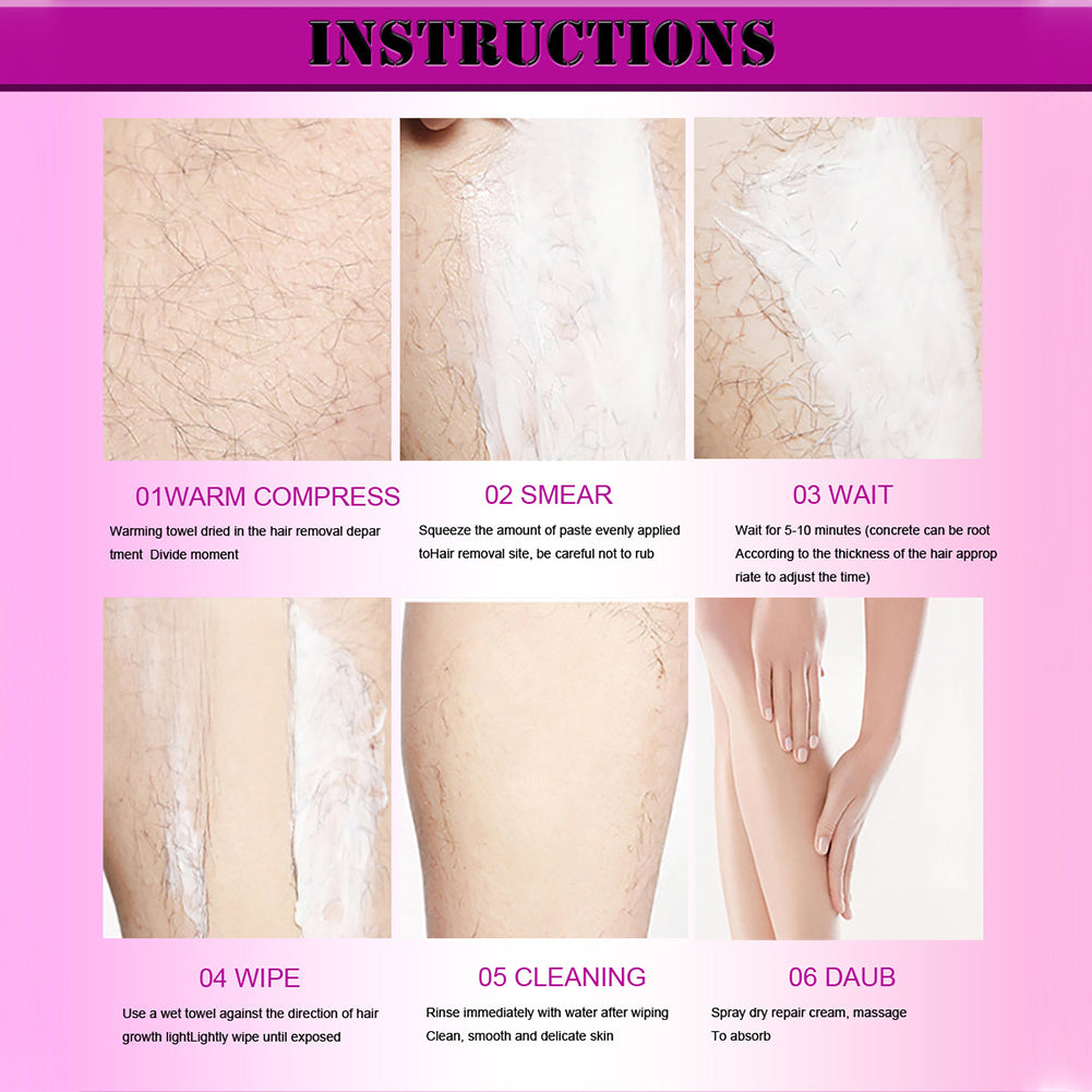 Men Women Facial Legs Armpit Private Part Hair Removal Depilatory Cream Paste