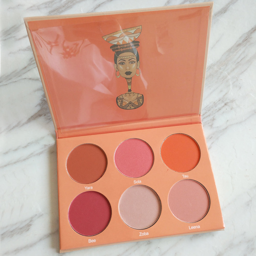 6 12 16 Colors Glitter Matte Effect Powder Eyeshadow Palette Eye Cosmetic Makeup