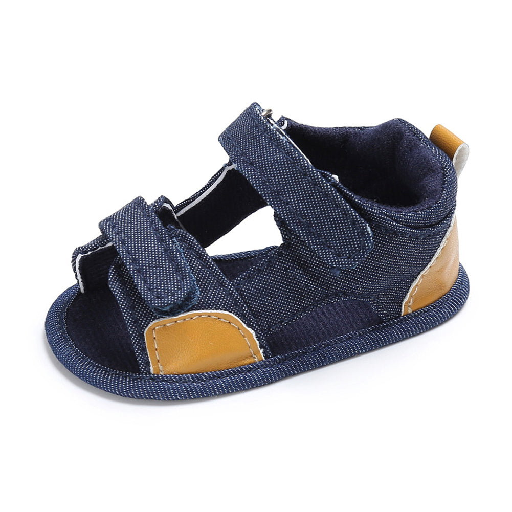 Toddler Baby Boy Denim Soft Sole Prewalker Anti-Skid Shoes Summer Sandals