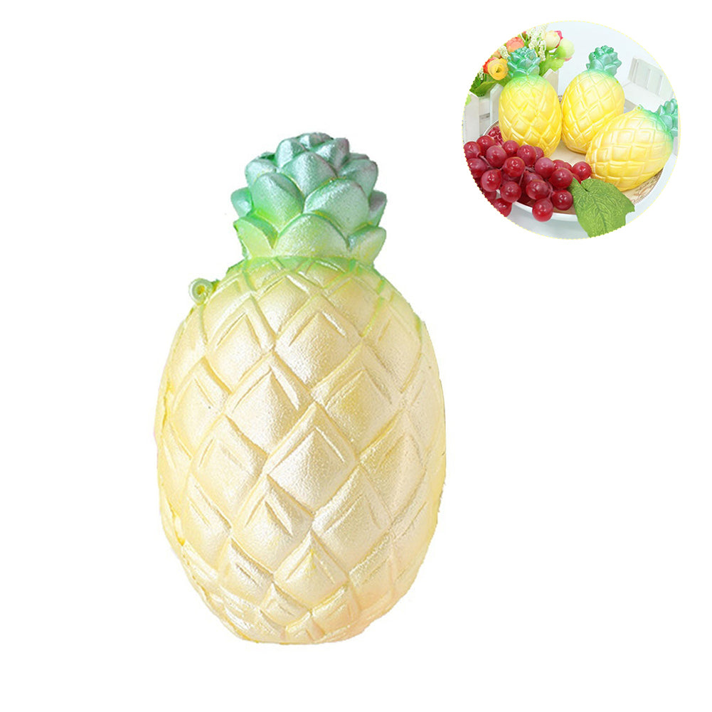 Cute Pineapple Fruit Squishy Vent Toy Squeeze Grip Stress Reliever Home Decor