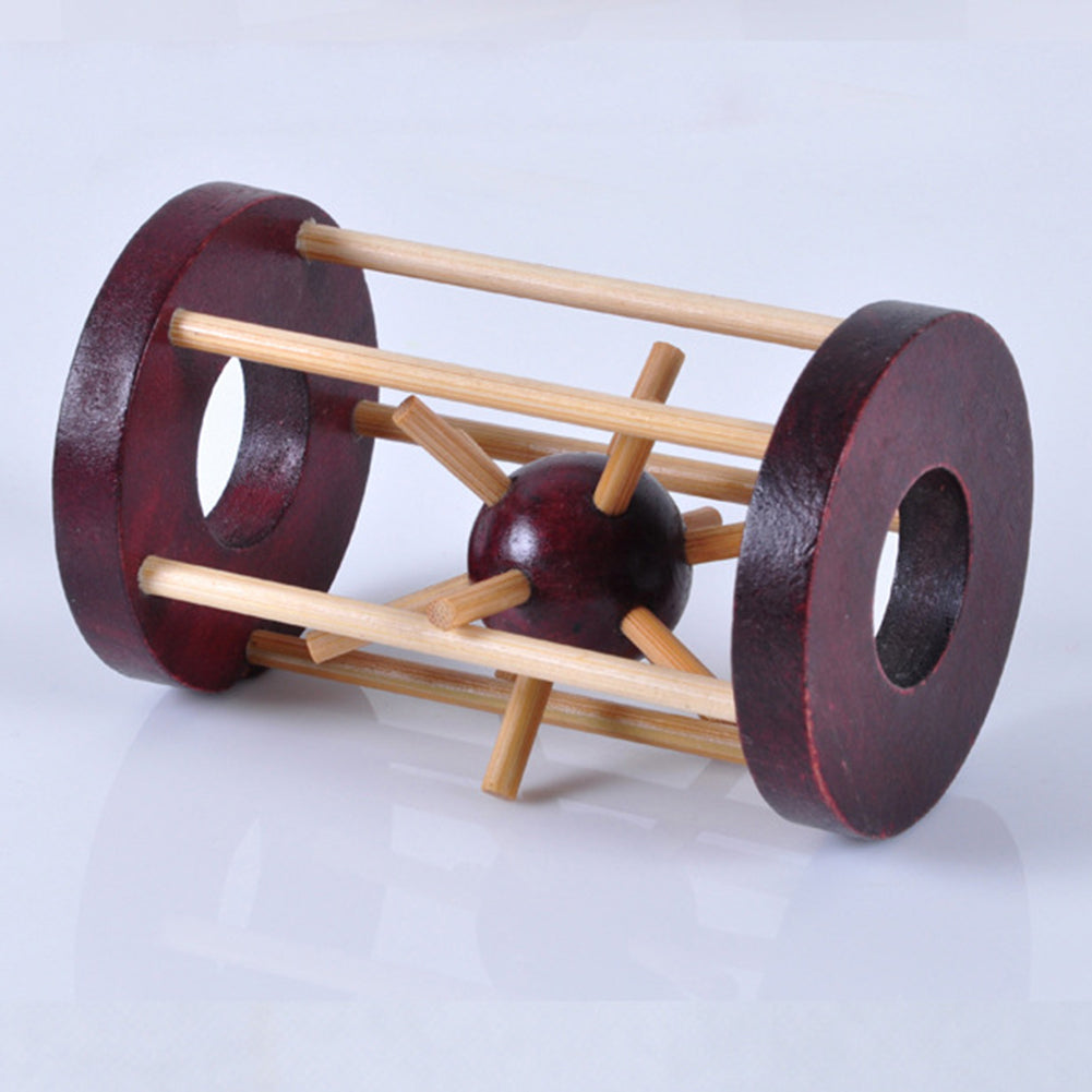 Take Thorn From The Cage IQ Brain Teaser Logic Adult Kids Wooden Puzzle Toy