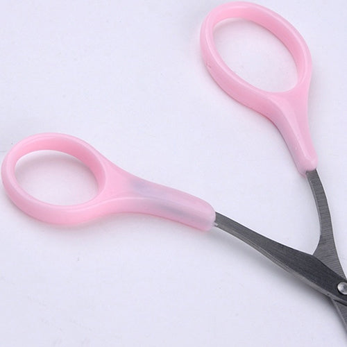 Women's Eyebrow Trimmer Comb Eyelash Hair Scissors Cutter Remover Makeup Tool