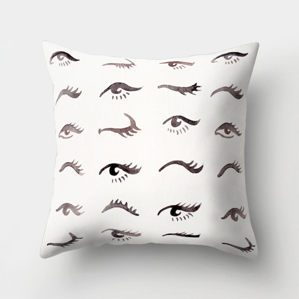 Eyes Print Pattern Throw Pillow Case Bed Sofa Waist Cushion Cover Home Decor