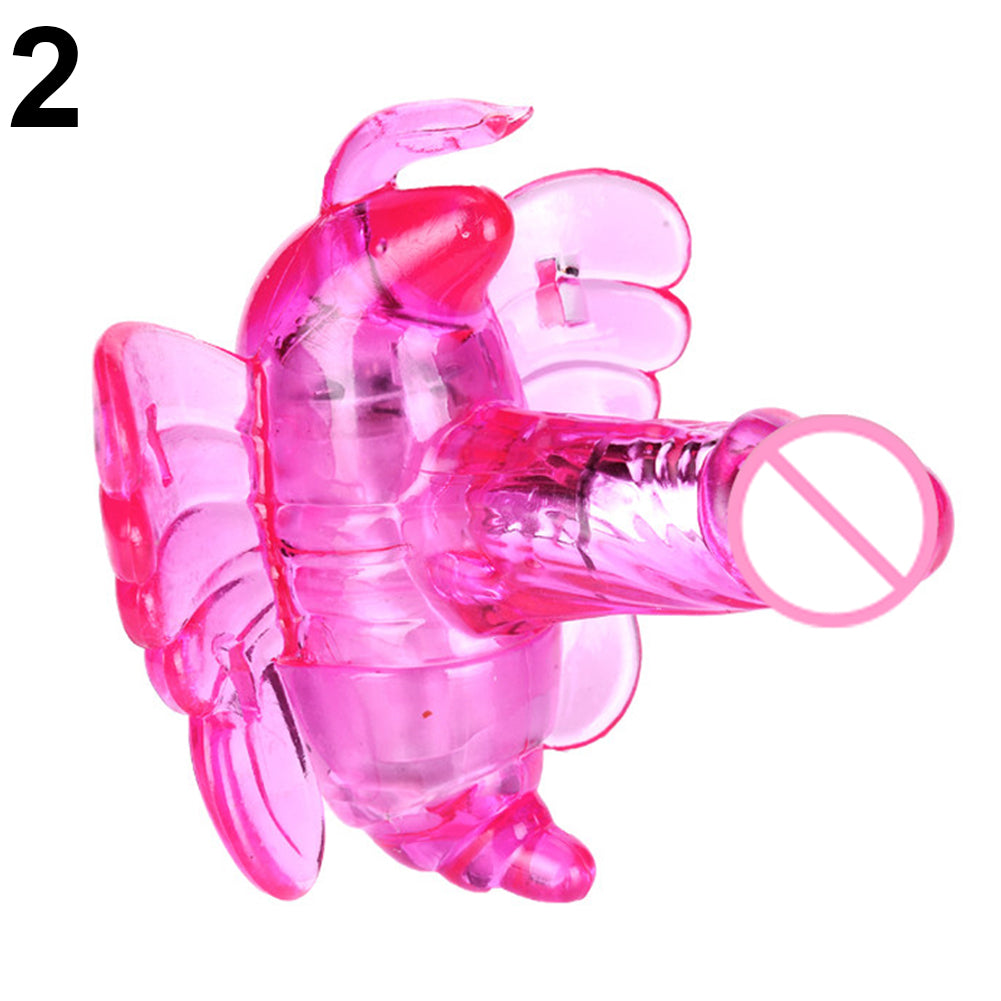 Butterfly Vibrator Strap On G-Spot Massager Wireless Control Vibrating Sex Toy