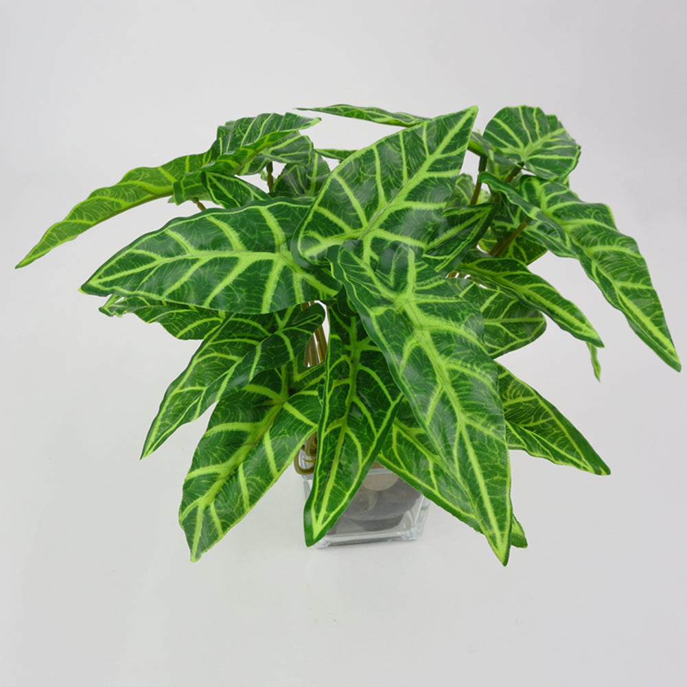 Fake Leaf Foliage Green Indoor Outdoor Artificial Plant Office Garden Decor
