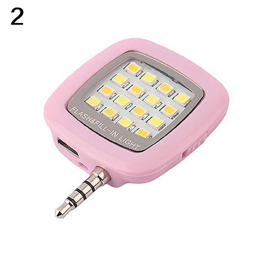 Mini Portable Fill-in LED Flash Selfie Light Sync Flash for Photography Smart Phone