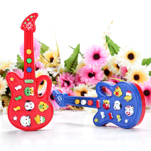 Electronic Guitar Toy Nursery Rhyme Music Children Baby Kids Educational Gift