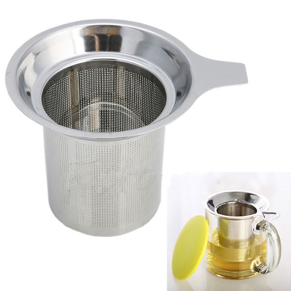 Stainless Steel Mesh Tea Infuser Cup Strainer Loose Tea Leaf Filter Sieve