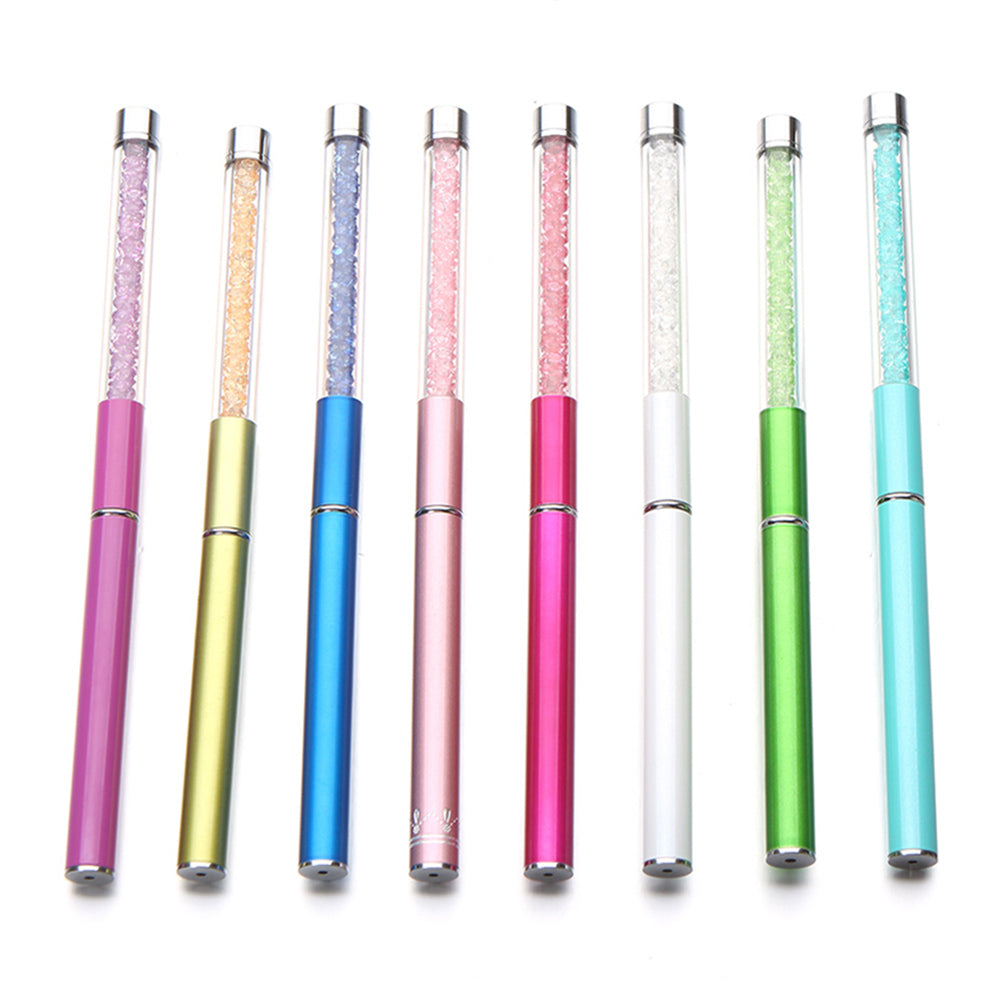 Rhinestone Eyelash Brush Cosmetic Mascara Applicator Spooler Lady Makeup Tool