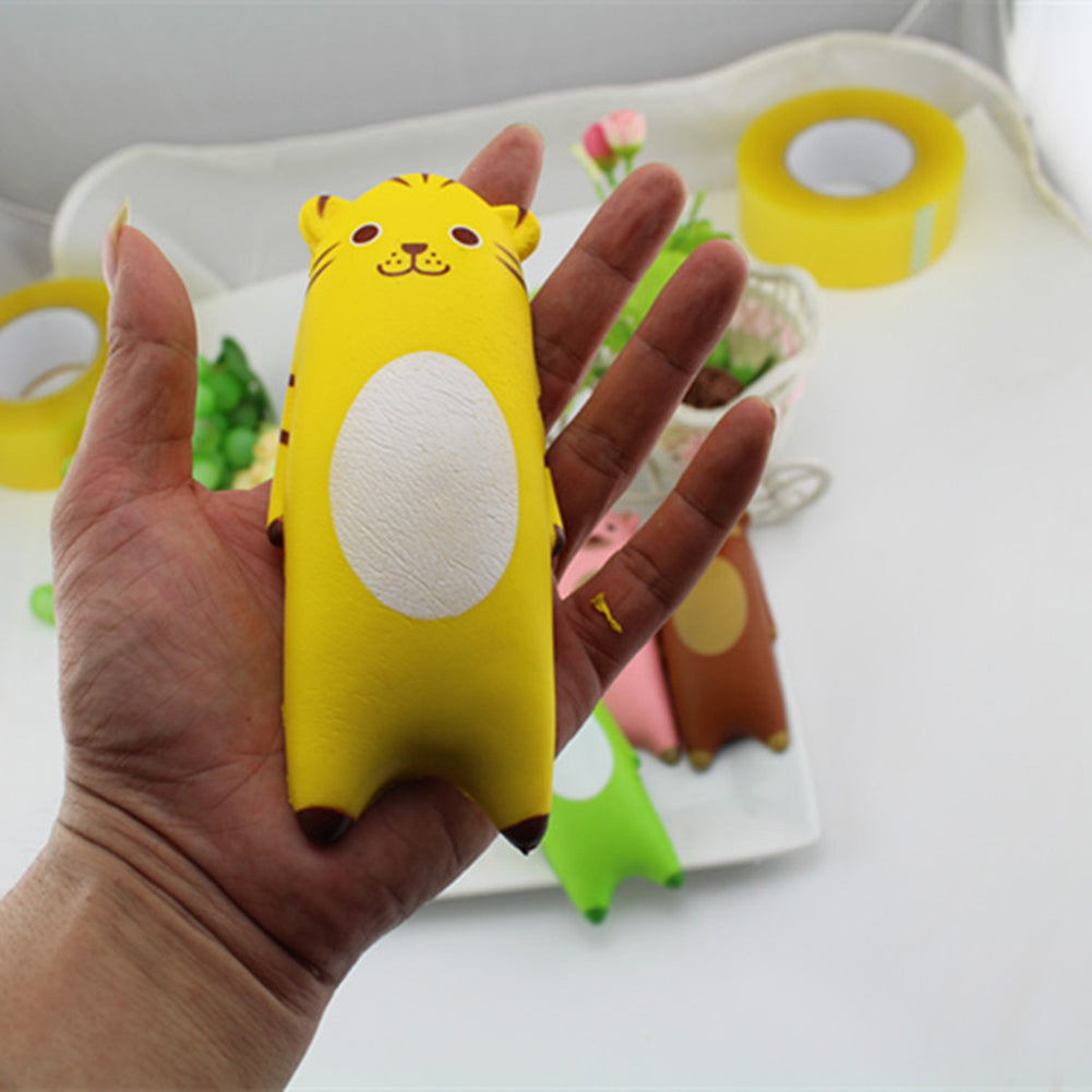 Cute Cartoon Bear Cat Soft Hand Pillow Slow Rising Adult Kids Squeeze Toy Gift