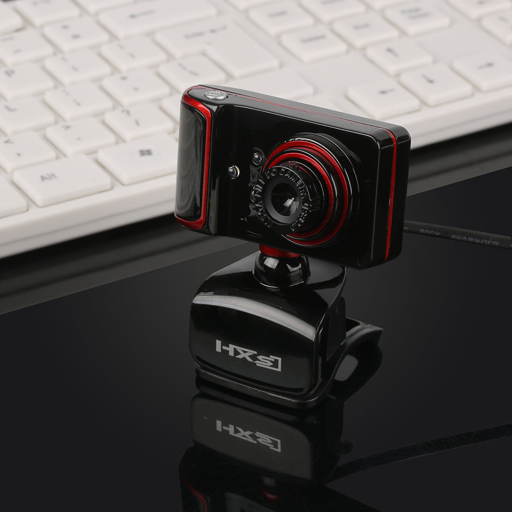 Clip-on HD WebCam Camera with Mic 9 Special Effects for Laptop Desktop Computer
