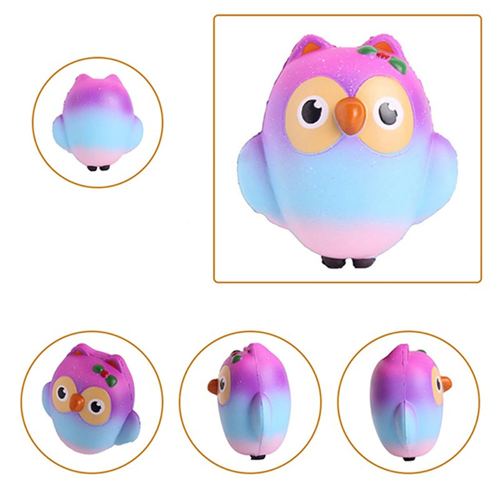 Cute Owl Animal Anti-stress Slow Rising Stress Relief Kids Adult Squeeze Toy