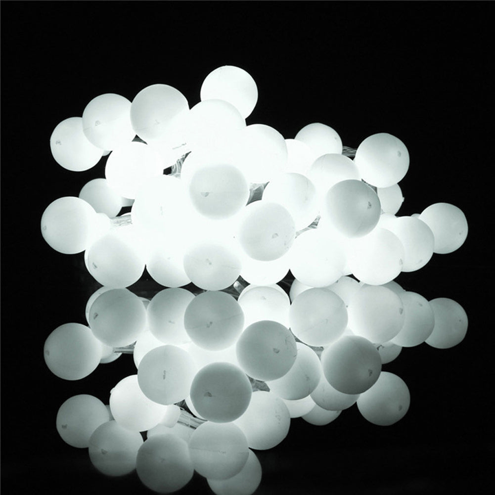 50LED Ball Shaped 8Modes Fairy String Light Christmas Wedding Home Party Decor