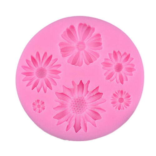 3D Flower Fondant Cake DIY Mold Silicone Mould Sugarcraft Baking Decorating Kit