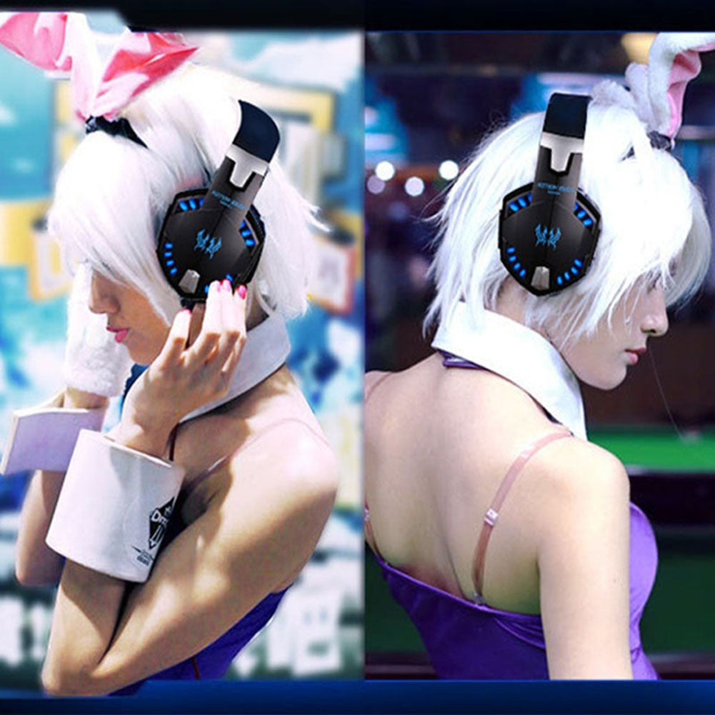 Noise Cancelling Mic Stereo Gaming Headphone Deep Bass Earphone Wired Headset