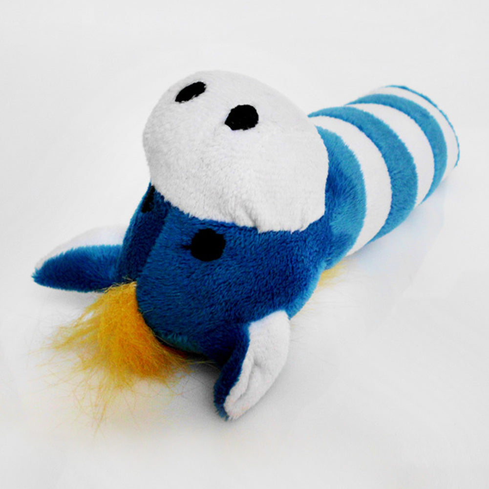 Pet Puppy Cat Dog Chew Bite Toy Elephant Hippo Pattern Teething Plush Toy