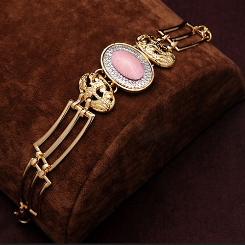 Wedding Bridal Women's Drop Pendant Chain Necklace Bracelet Earrings Ring Set