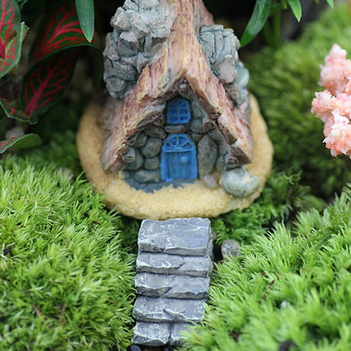 Fairy Garden Miniature Stone House Random Style Craft Micro Landscape Decoration