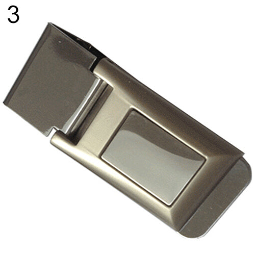 Stainless Steel Spring Money Cash Clip Pocket Slim ID Credit Card Money Holder