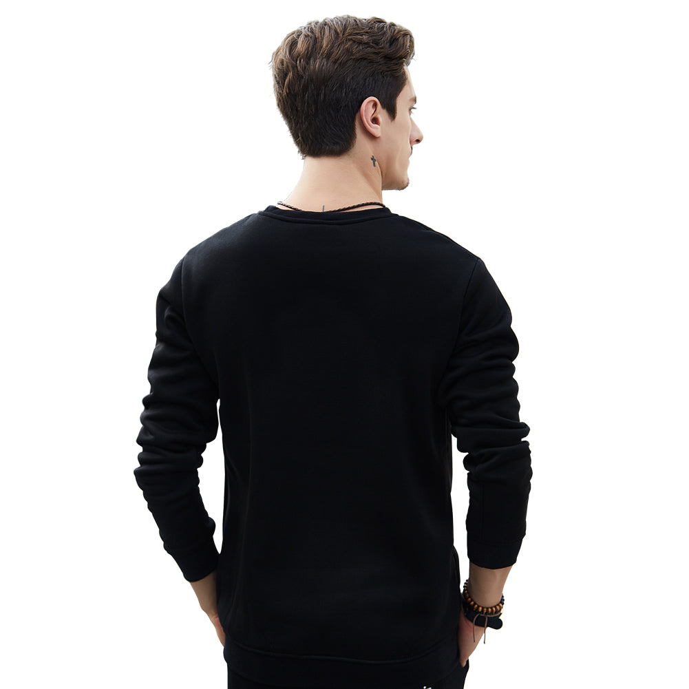 Cupid Pattern Women Men Warm Pullover Crew Neck Long Sleeve Sweatshirt Top