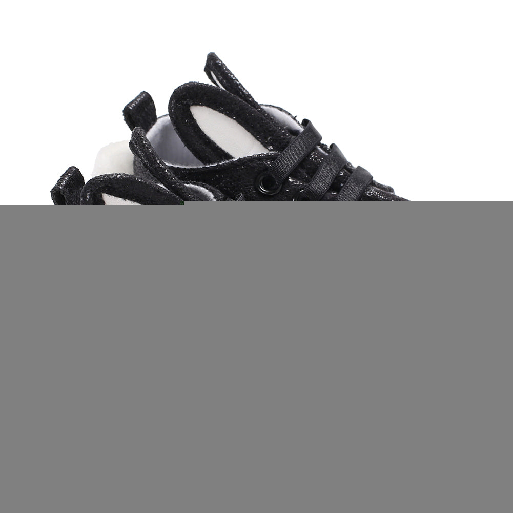 Toddler Infant Kid Girl Cute Rabbit Ear Sneakers Shiny Faux Leather Baby Shoes