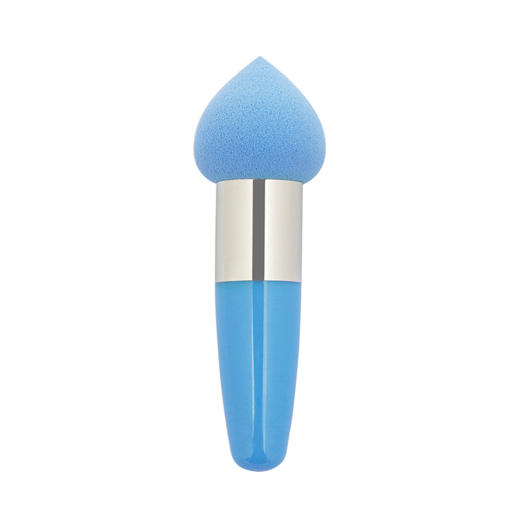 Cute Soft Peach Shape Head Cosmetic Make Up Foundation Sponge Face Puff Stick