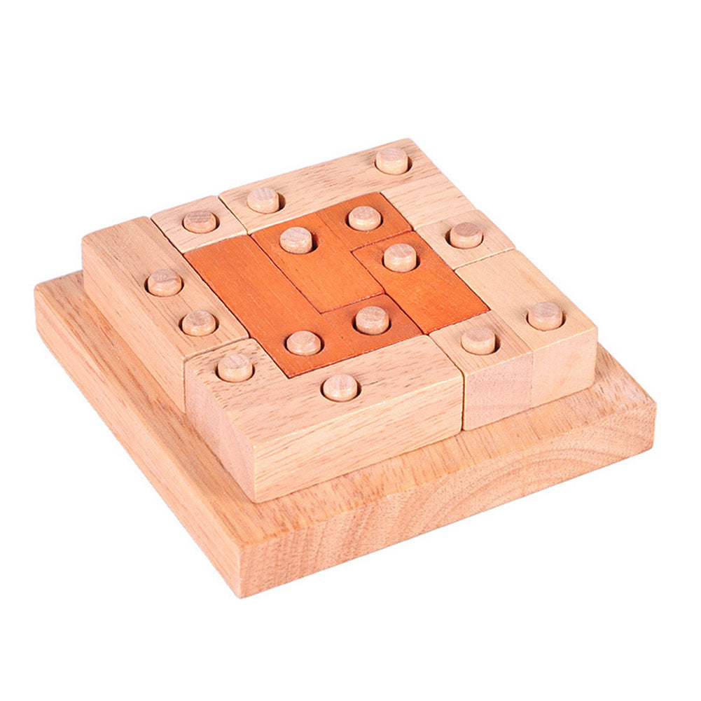 Wooden Building Blocks Kong Ming Luban Lock Adults Kids Puzzle Educational Toys