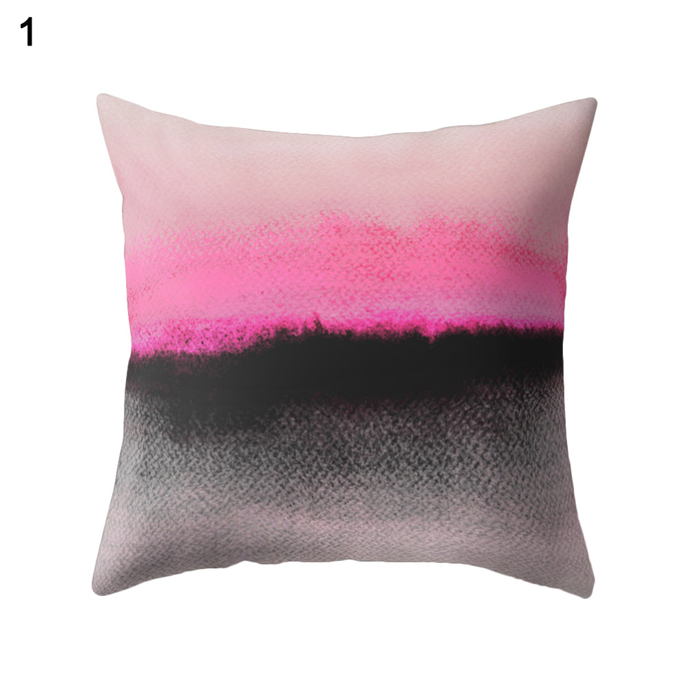 Rendering Color Throw Pillow Cover Cushion Case Pillowcase Car Home Sofa Decor