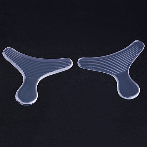 2 Pairs Silicone High Heel Shoes Insole Pad Cushion Grips Foot Protect Heel Liner