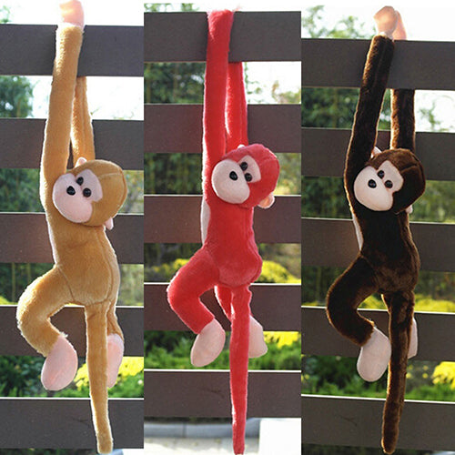 Cute Screech Monkey Plush Long Arm Animal Toy Doll Gibbons Valentine’s Day Gift