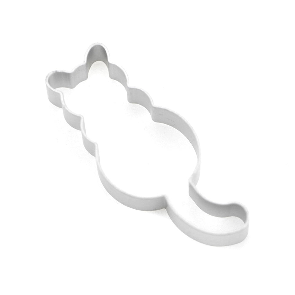 Cute Cat Shape Stainless Steel Baking Cake Mould Chocolate Cookies Cutter Mold