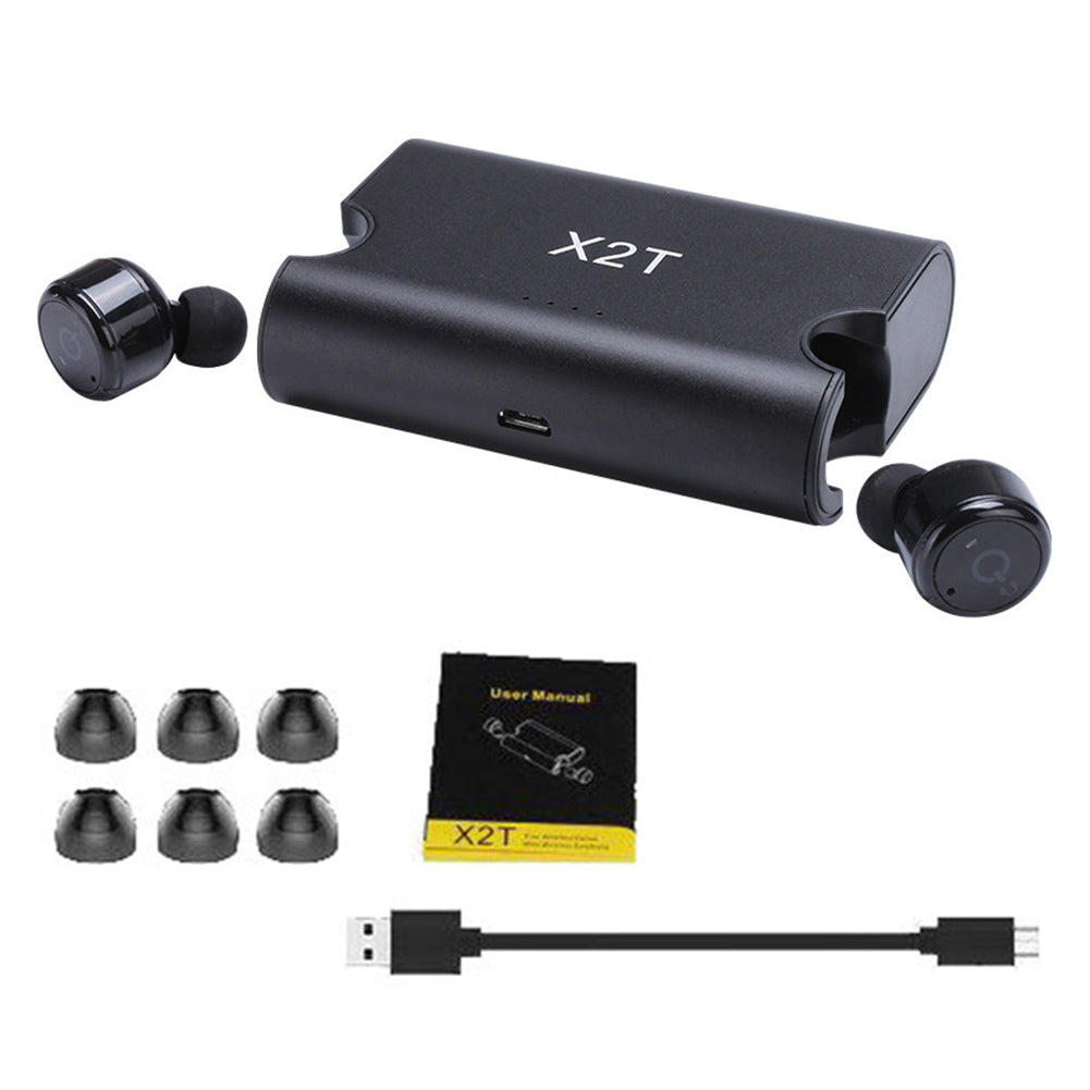 Wireless Earbuds Mini Bluetooth Earphone with 1500mAH Battery for iPhone Android
