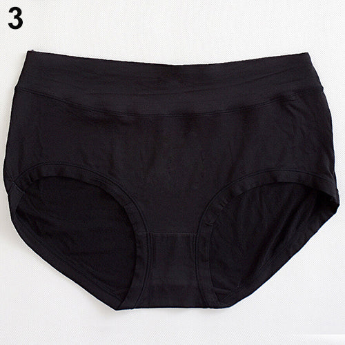 Women's Fashion Sexy Bamboo Fiber Antibacterial Underpants Briefs Underwear