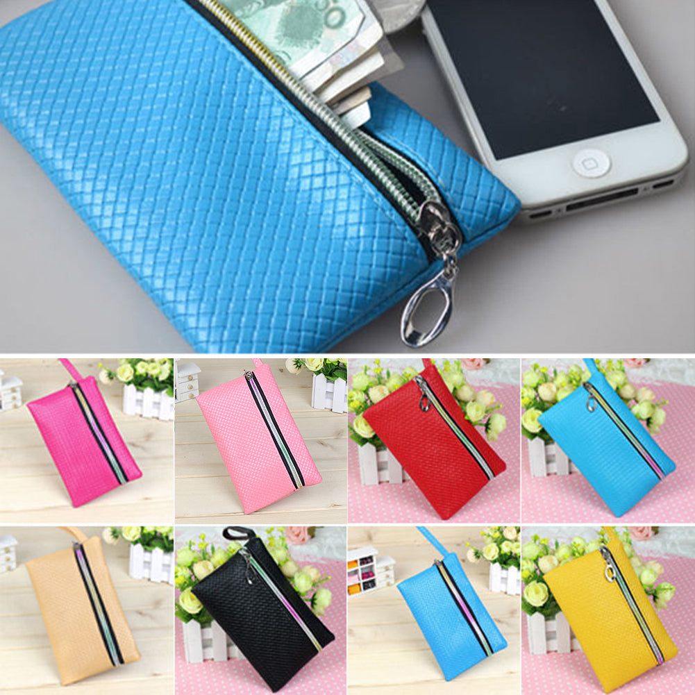 Women's Faux Leather Wallet Purse Long Handbag Phone Bag Card Holder Gift