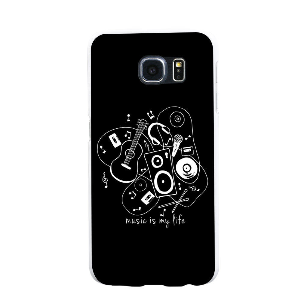 Music Is My Life Phone Case Cover for iPhone SE 6S 6 Plus Samsung Galaxy S4 S5