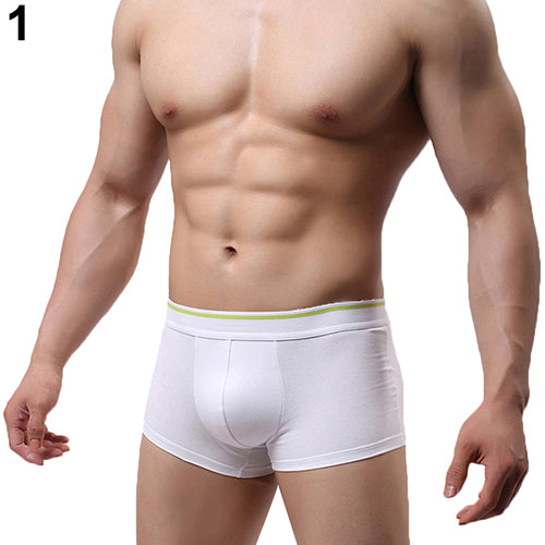 Men's Fashion Summer Sexy Breathable Underwear Bulge Pouch Boxer Shorts Briefs