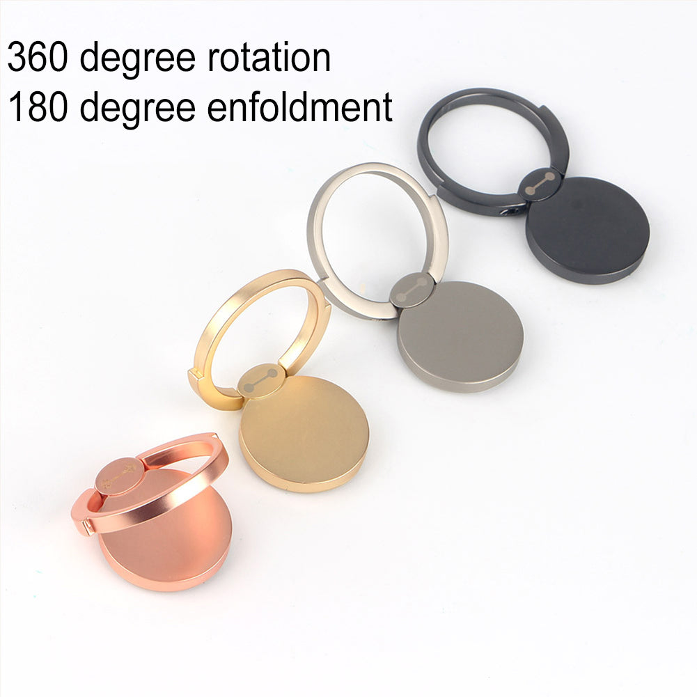 Universal Cute 360° Rotating Alloy Finger Ring Buckle Stand Mobile Phone Holder