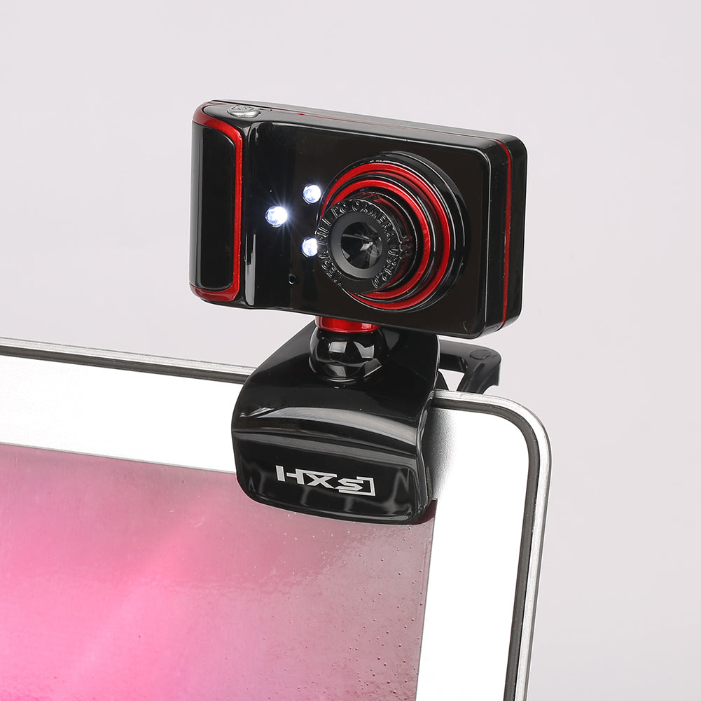 Clip-on HD WebCam Camera with Mic 9 Special Effects for Laptop Desktop Computer