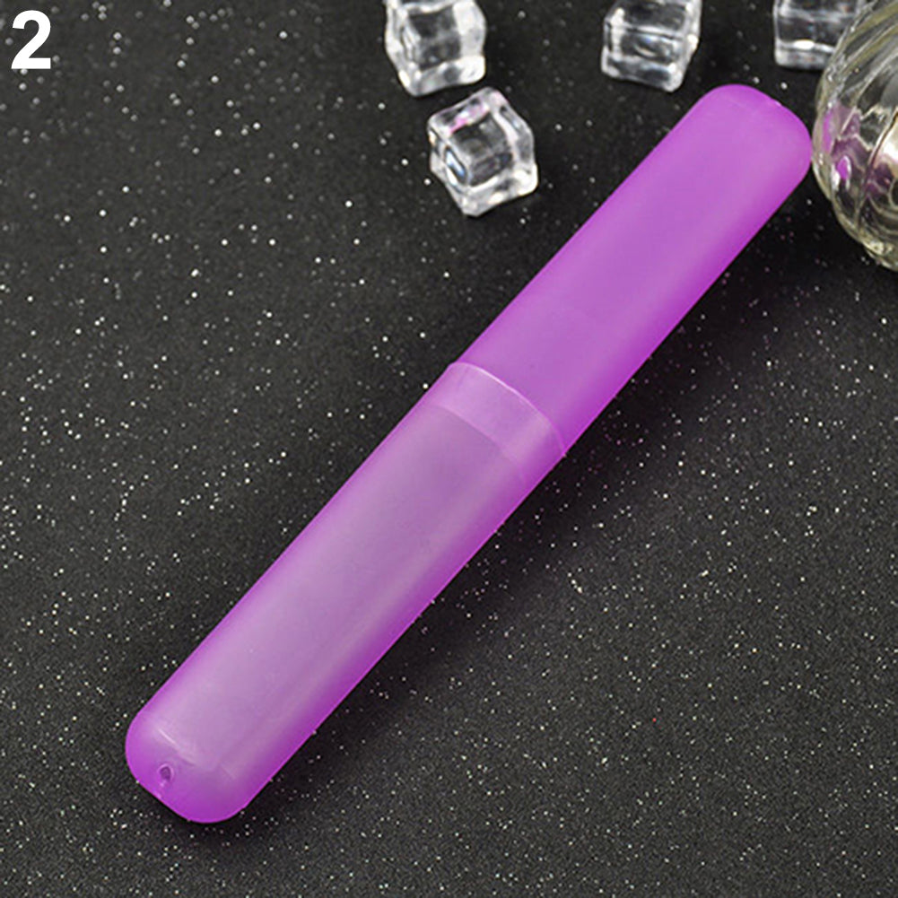 Fashion Travel Hiking Camping Portable Toothbrush Case Storage Holder Cover Box