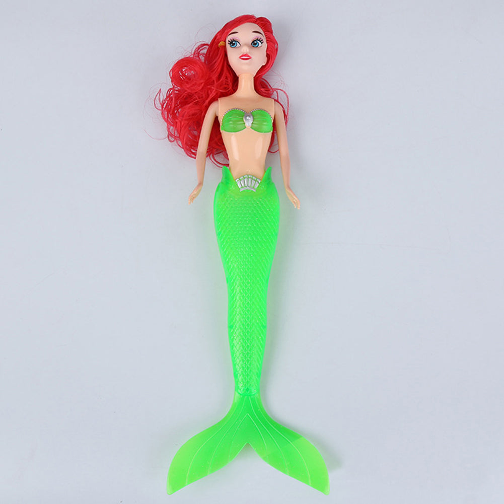 Flash LED Light Swimming Mermaid Princess Educational Doll Kid Girls Toy Gift