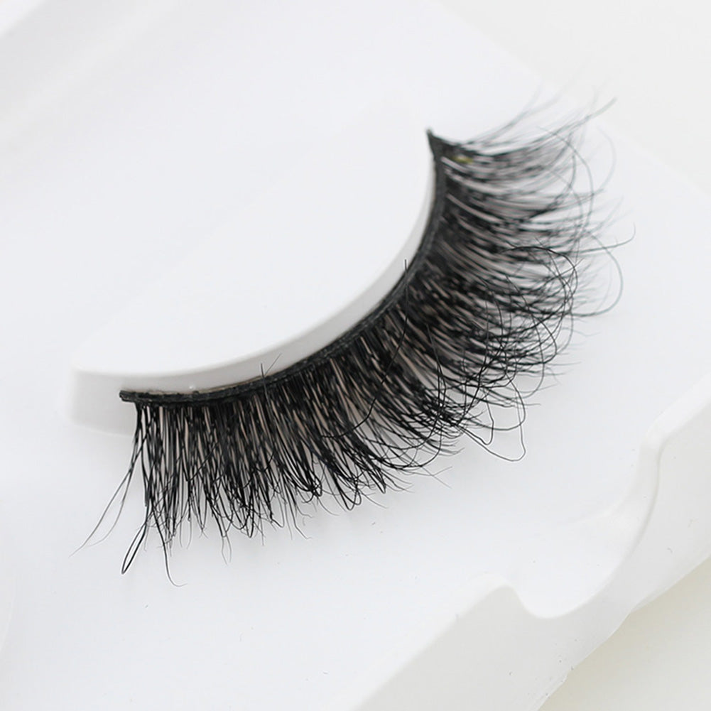 1 Pair Thick False Fake Eyelashes Lady Long Curl Eye Lashes Makeup Extension